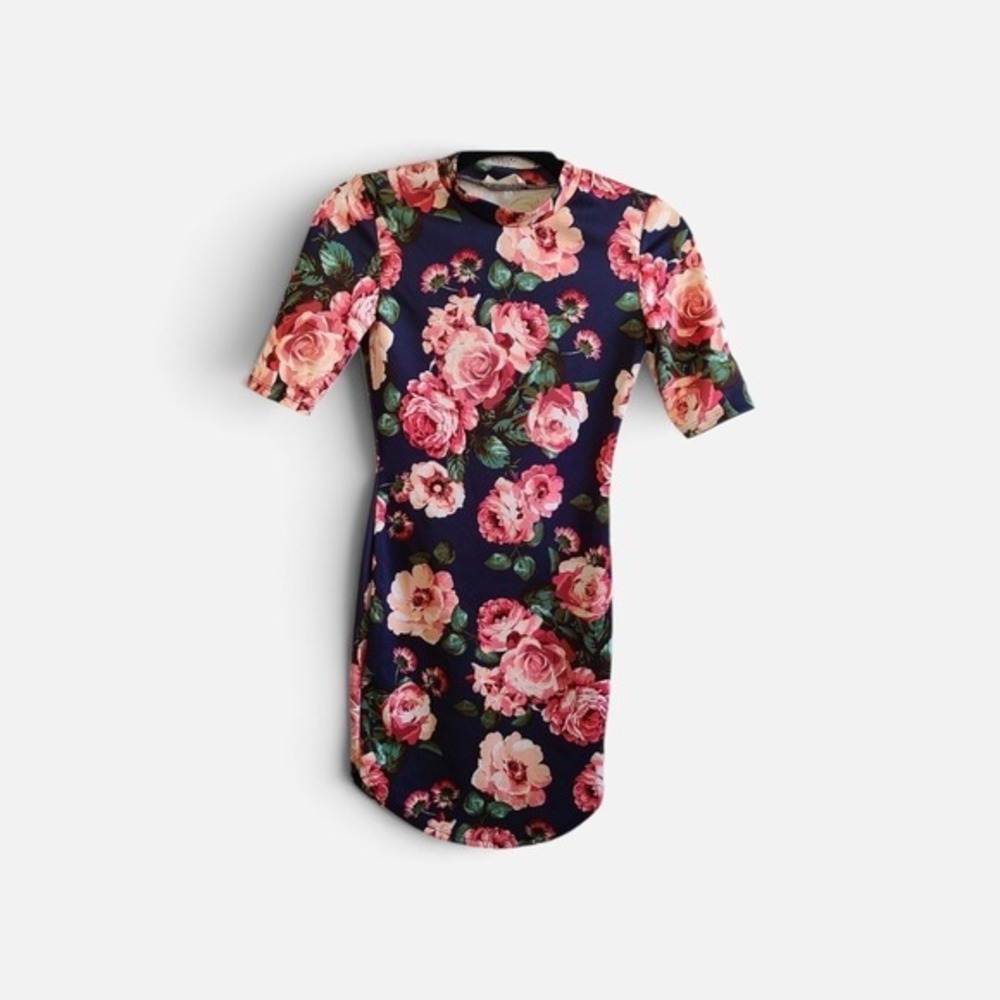 The Vintage Shop Cute Floral Bodycon Dress XS